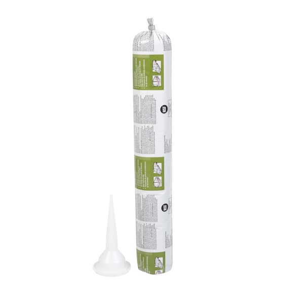 3M Polymer Adhesive Sealant, 20 oz, Sausage Pack, White, Polymer Base, 760 UV - 760 UV