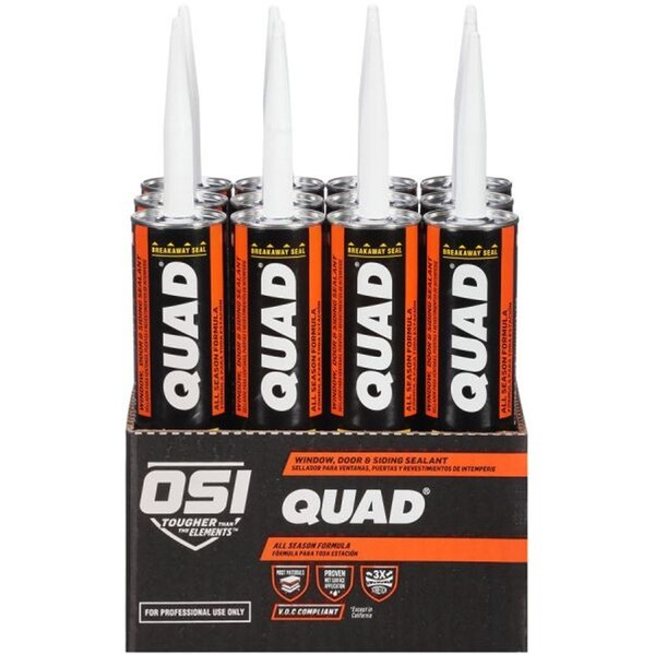 Osi OSI Quad White Elastomeric Polymers Door/Siding/ Window Sealant 10 oz - 1638674