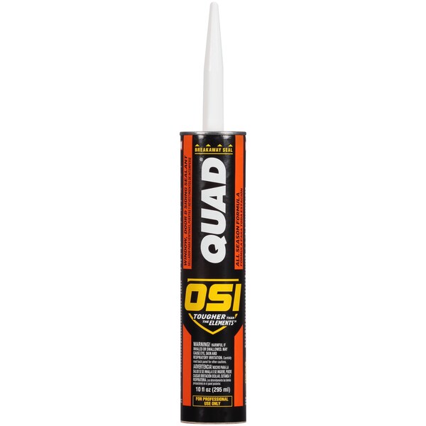 Osi OSI Quad White Elastomeric Polymers Door/Siding/ Window Sealant 10 oz - 1638674