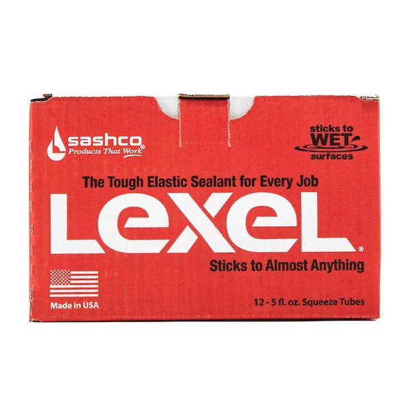 Lexel Sashco Lexel White Low VOC Synthetic Rubber All Purpose Caulk 5 oz - 13043