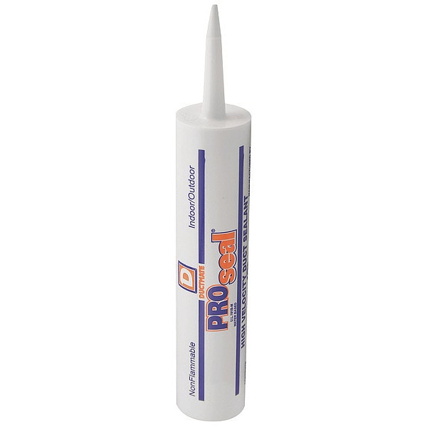 Ductmate Acrylic Latex Sealant, 10.5 oz, Cartridge, Gray, Acrylic Latex Base, PROseal - GRPROSEALT
