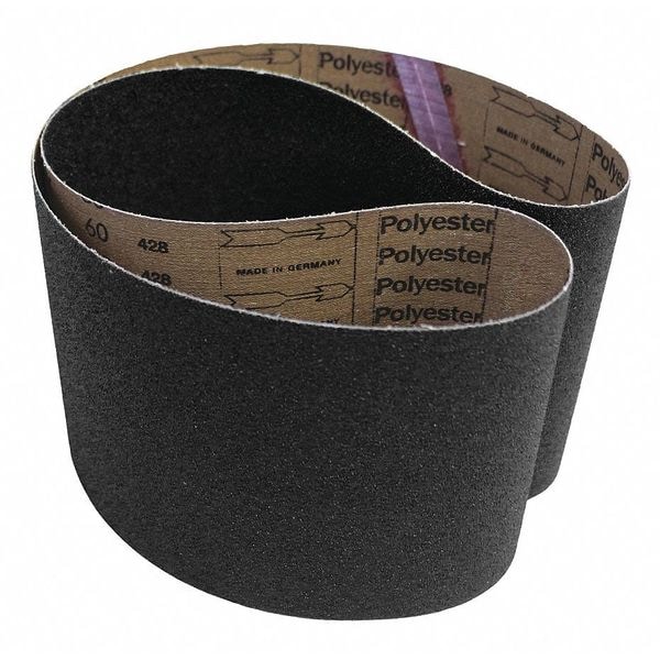 Vsm Abrasive Belt, 600 Grit, SC, 3 x 132", PK10, 3" W, 132" L, Coated, Silicon Carbide, 600 Grit, CK721X - 101815