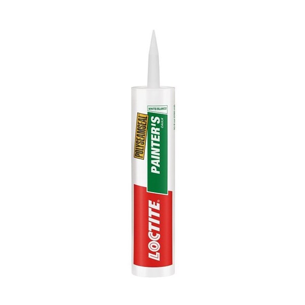 Loctite POLYSEAMSEAL Painter's Caulk, White, 40 to 100 deg F, 10 fl-oz Cartridge - 1511100