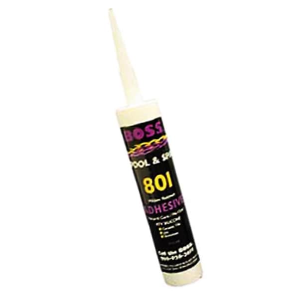 Accumetric 80100 Boss 10.3 Oz. Clear Silicone Adhesive Cartridge - AC59948