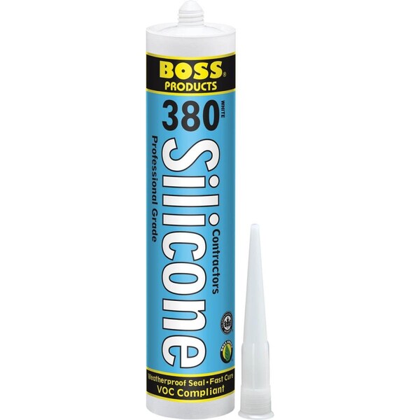 Swivel 142265 Contractors Silicone Sealant, White - SW3591520
