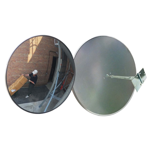 Se-Kure Outdoor Convex Gal.Metal Back T Bkt, 36 - SCVO-36T-GB