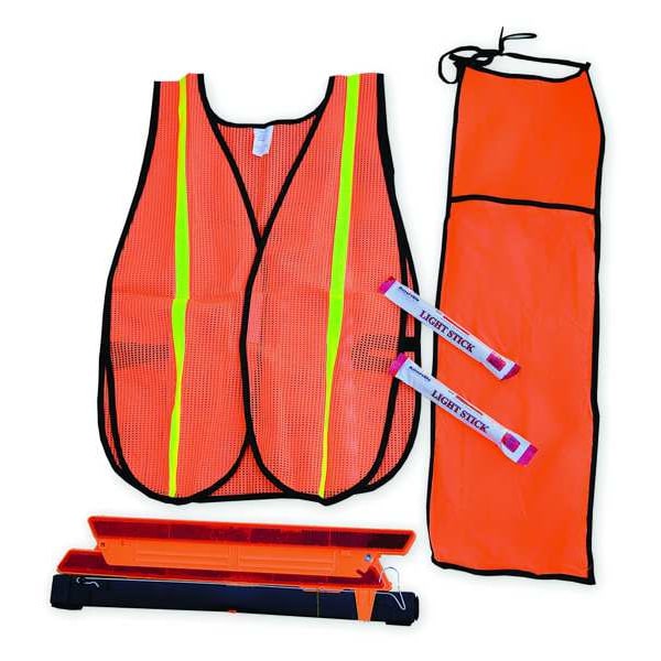 Cortina Safety Products Motorist Safety Kit/Triangle, 5 Piece - 95-06-03