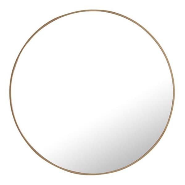 Elegant Lighting Elegant Lighting MR4042BR 36 in. Eternity Metal Frame Round Mirror; Brass - MR4042BR