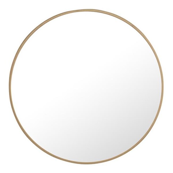 Elegant Lighting Elegant Lighting MR4032BR 24 in. Eternity Metal Frame Round Mirror; Brass - MR4032BR