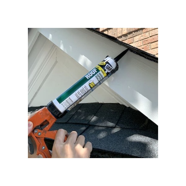 Dap Sealant, 10 oz, Cartridge, Black, Hybrid Base, Roof - 18268