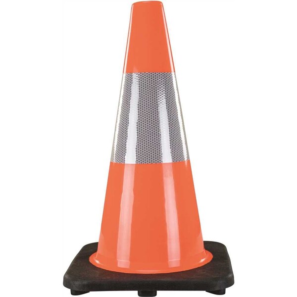 Sas Safety Orange PVC 18 in. Traffic Cone with Reflective Collar - 7501-18