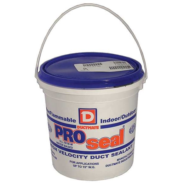 Ductmate Acrylic Latex Sealant, 1 gal, Pail, Gray, Acrylic Latex Base, PROseal - GRPROSEAL1
