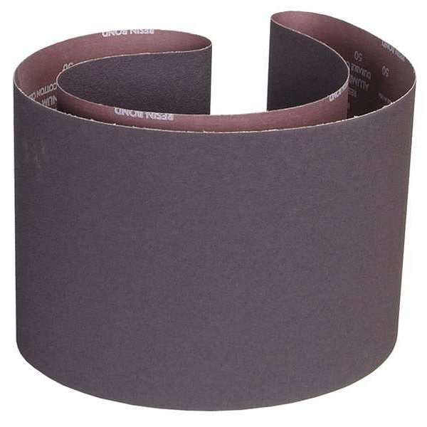 Norton Abrasives Sanding Belt, 10 in W, 70 1/2 in L, Coated, Aluminum Oxide, 60 Grit, Coarse, R228 Metalite, Brown - 78072722825