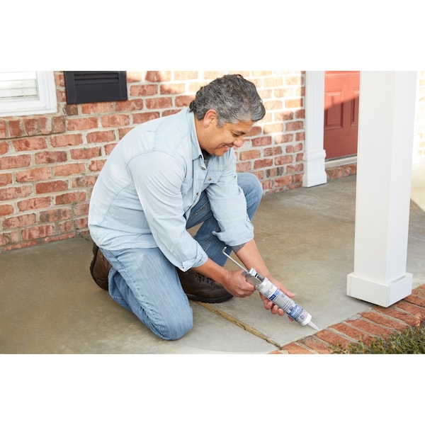 Silicone I GE Window & Door Clear Silicone 1 Window and Door Caulk Sealant 10.1 oz - 2795576