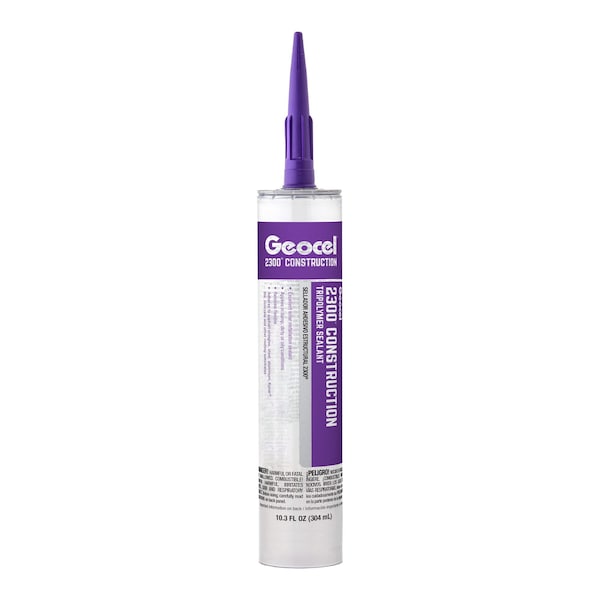 Geocel Geocel-2300 Construction Tripolymer Sealant, Clear, 10.3 oz - SCGC66100