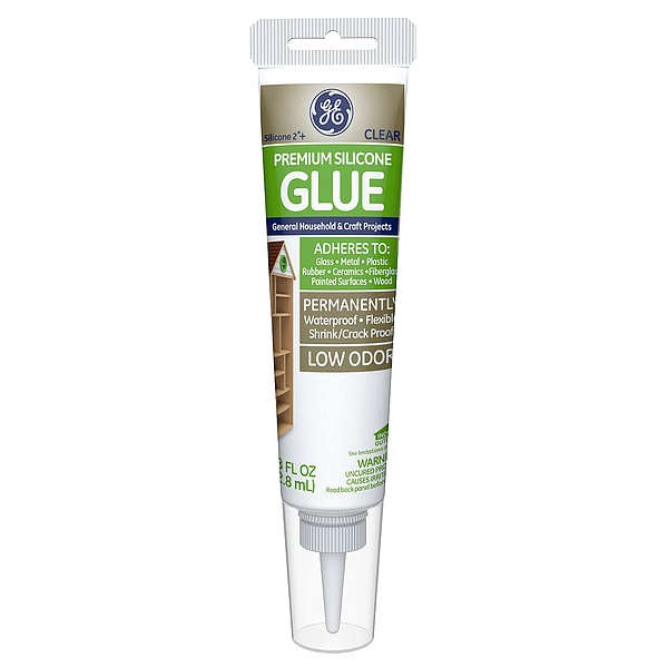 Ge Silicone Sealant, 2.8 oz, Tube, Clear, Silicone Base, Premium Silicone - 2823396