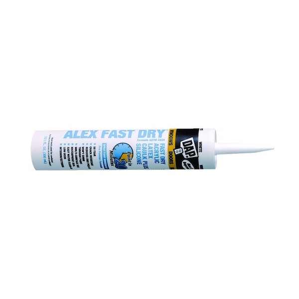 Dap 10.1 fl oz, Tube, White, Acrylic Latex Base - 7079818425
