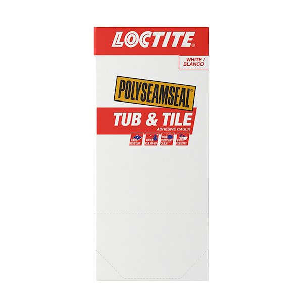 Loctite Loctite Polyseamseal White Acrylic Latex Kitchen and Bath Adhesive Caulk 5.5 oz - 2138420