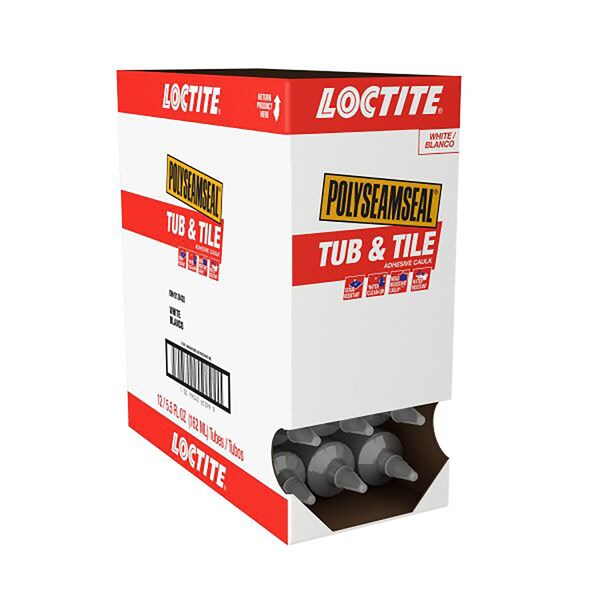 Loctite Loctite Polyseamseal White Acrylic Latex Kitchen and Bath Adhesive Caulk 5.5 oz - 2138420