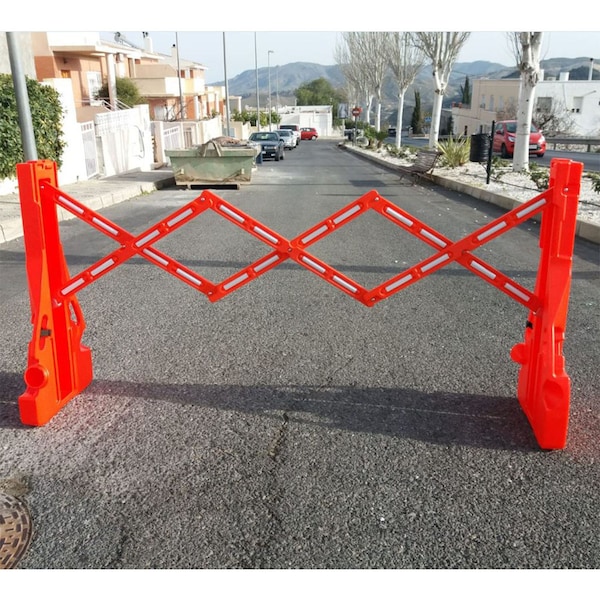 Electriduct Expandable Gate Portable Barrier-7.5ft W x 3.5ft H - TC-XT-EGB