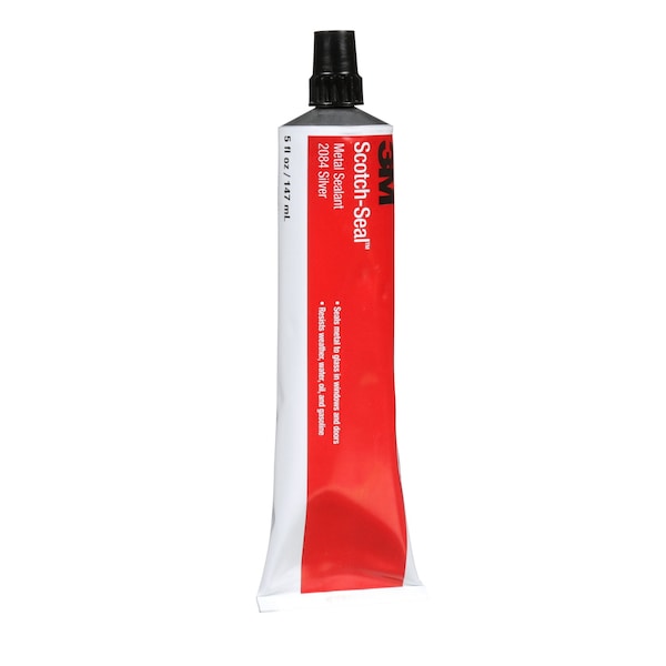 3M Nitrile Sealant, 5 oz, Tube, Silvers, Nitrile Base, 2084 - 20227