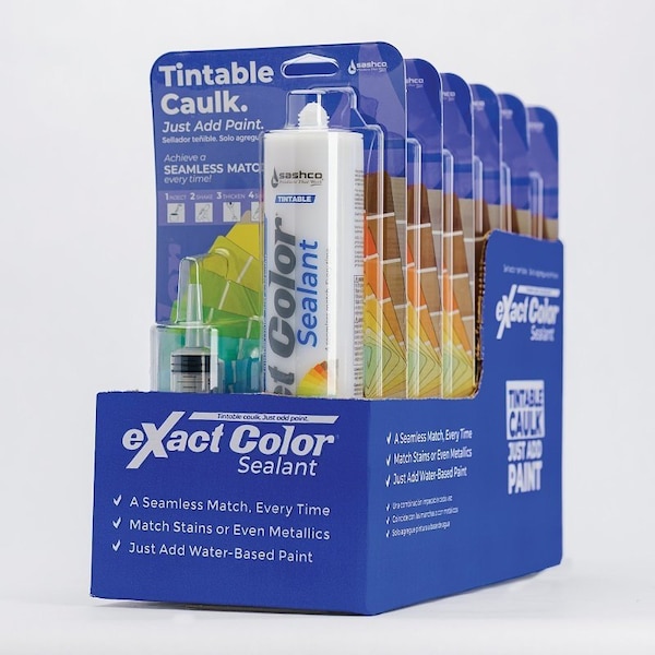 Sashco Caulk DIY Kit, White, 4 to 5 days Curing, 40 to 120 deg F, 9.5 oz, Cartridge - 12030