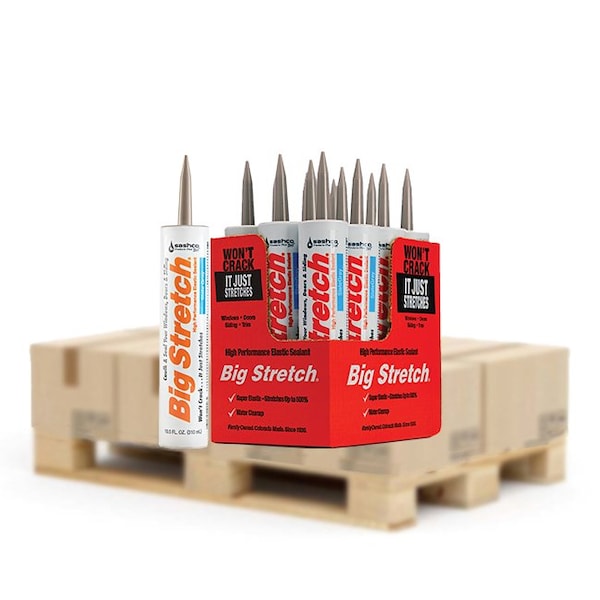 Big Stretch 10.5 Oz Sashco 10026 Slate Gray Big Stretch WB Elastomeric Sealant - 10026