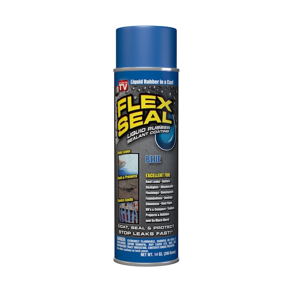 Flex Seal Flex Seal Family of Products Flex Seal Blue Rubber Spray Sealant 14 oz - FSBLUR20