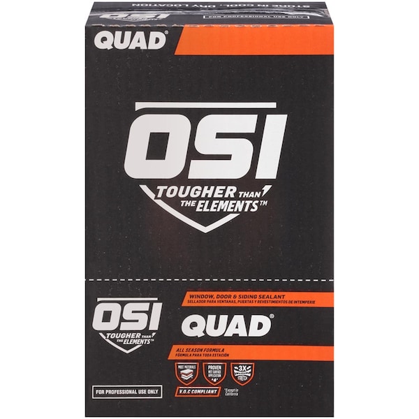 Loctite OSI Quad Bronze Elastomeric Polymers Door/Siding/ Window Sealant 10 oz - 1637192