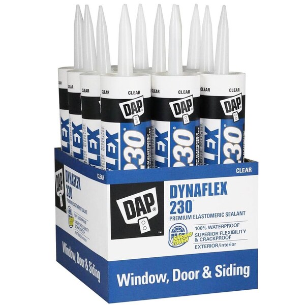 Dap 10.1 Oz Clear 230 Premium Window, Door, and Trim Sealant - 18305