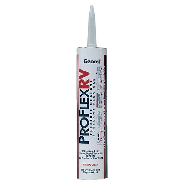 Tool GC28928 10 oz California Pro Flex RV Flexible Sealant, Clear - TO3584268