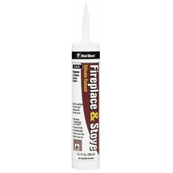 Red Devil Red Devil Fireplace & Stove Repair Black 11 Oz Cartridge 0466 - 466