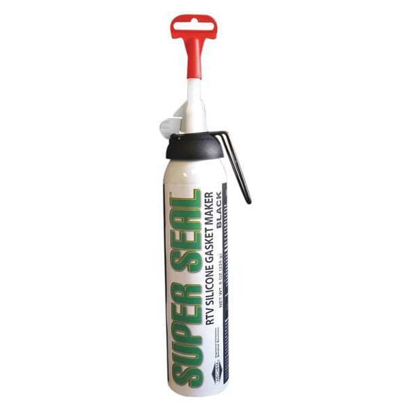Wechem Silicone Sealant, 100 Percent, Black, 6 to 8 oz., Black, Temp Range -60 to 500 Degrees F - A185