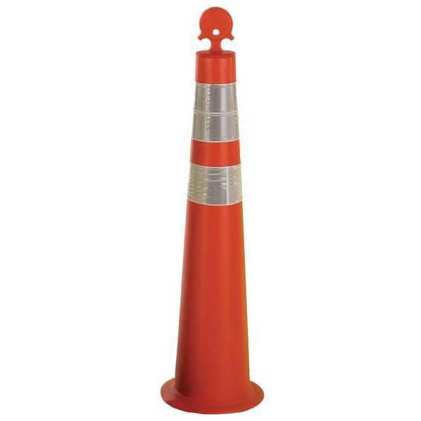 Zoro Select Channelizer Cone, HDPE, 36" Height, 3 lb, Orange - 03-770-36-64OW