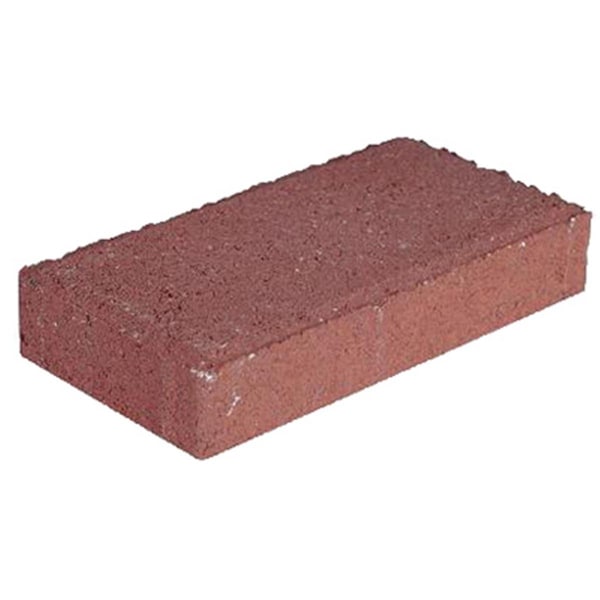House 4 x 8 in. &amp; 45 mm Holland Paver - Red, 702PK - HO562930