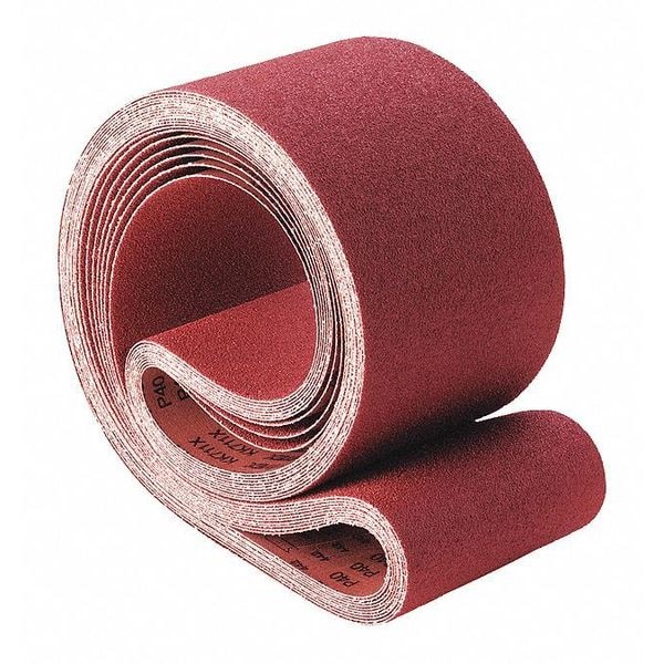 Pferd Coated Belt, Co-Cool, 6"x48", 40 Grit, 6" W, 48" L, Coated, Ceramic Oxide, 40 Grit - 49672
