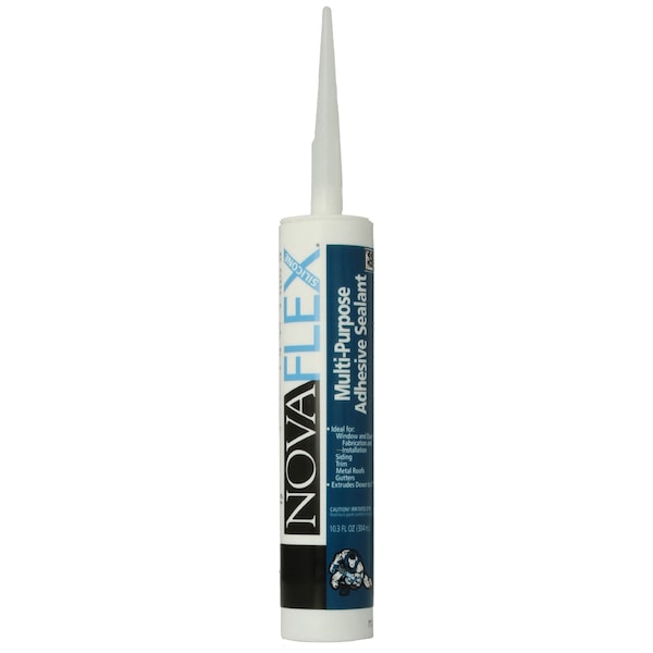 Novagard Solutions Novagard 02-MX001100 NovaFlex Multi-Purpose Adhesive Sealant - 10.3 oz., Black - 02-MX001100