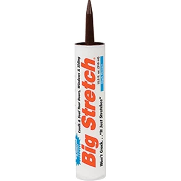 Sashco 10008 10.5 oz. Dark Brown Big Stretch, 12PK - 31525100081