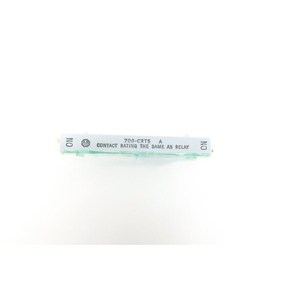 Cartucho de contacto Allen Bradley, 1NA, para usar con el relé temporizador 700-RTC, Gris - 700-CRT5