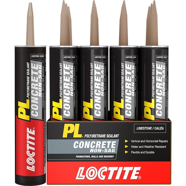 Osi 10 Oz Gray PL S10 Concrete Crack Masonry Sealant - 1618522