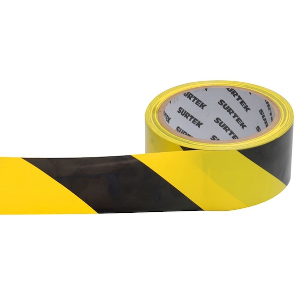Surtek Black And Yellow Signaling Tape 18M - 138060