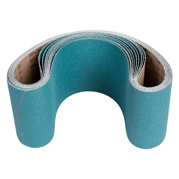 Pferd Coated Belt, Zirc, 6"x48", 60 Grit, 6" W, 48" L, Coated, Zirconia Alumina, 60 Grit - 49888