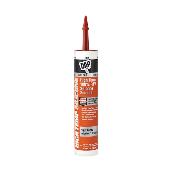 Dap DAP Red 100% RTV Silicone Sealant 10.3 oz - 08013