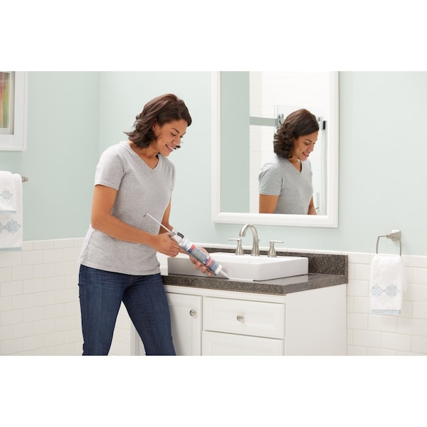 Silicone I GE Tub & Tile White Silicone 1 Tub and Tile Caulk Sealant 10.1 oz - 2749484