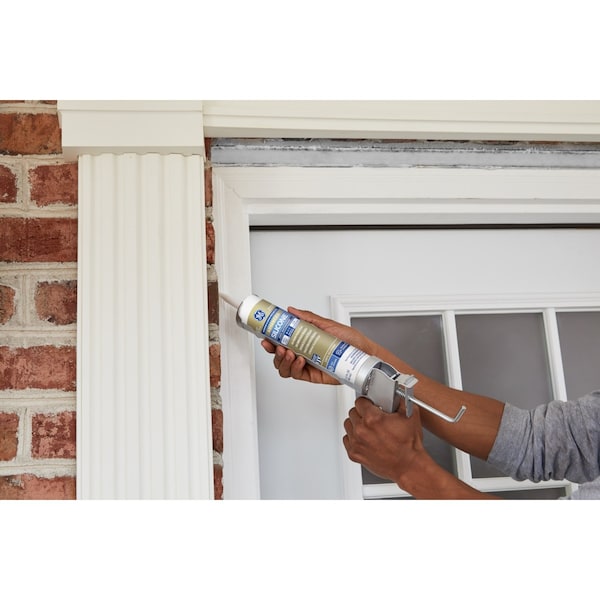 Silicone Ii GE Advanced Light Gray Silicone 2 Window and Door Caulk Sealant 10.1 oz - GE50.08