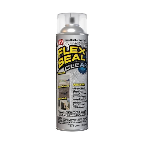 Flex Seal Flex Seal Family of Products Flex Seal Clear Rubber Spray Sealant 14 oz - FSCL20