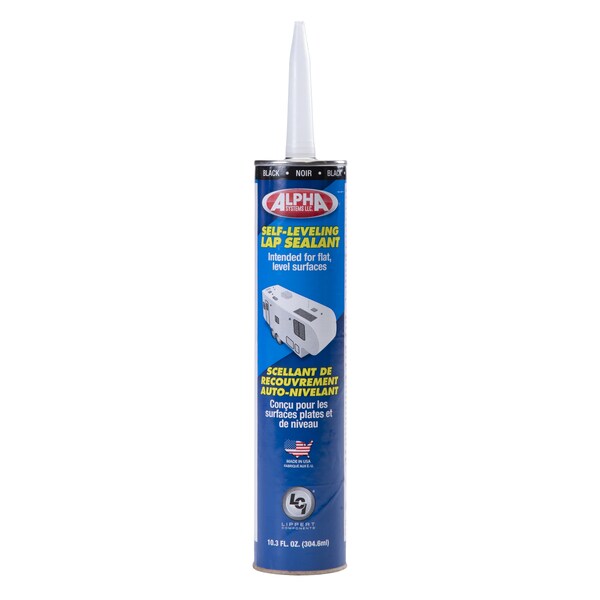 Lippert 1021 BLACK UPC LOW VOC SELF LEVELING SEALANT - 10.3 OZ TUBE - 862145