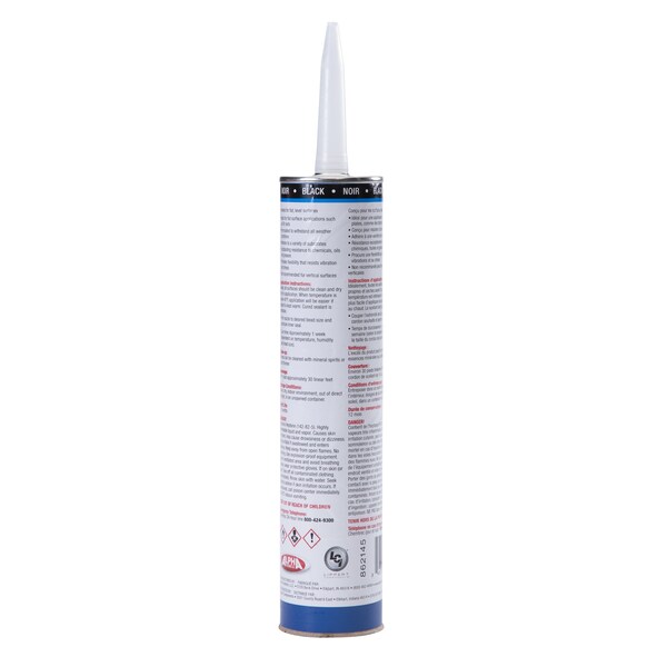 Lippert 1021 BLACK UPC LOW VOC SELF LEVELING SEALANT - 10.3 OZ TUBE - 862145