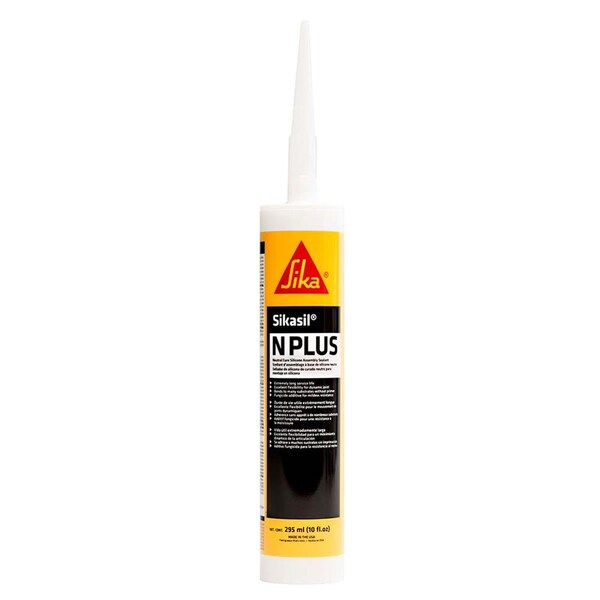 Sika 10 oz N Plus Clear with Nozzle Sealant for Boat - 432053