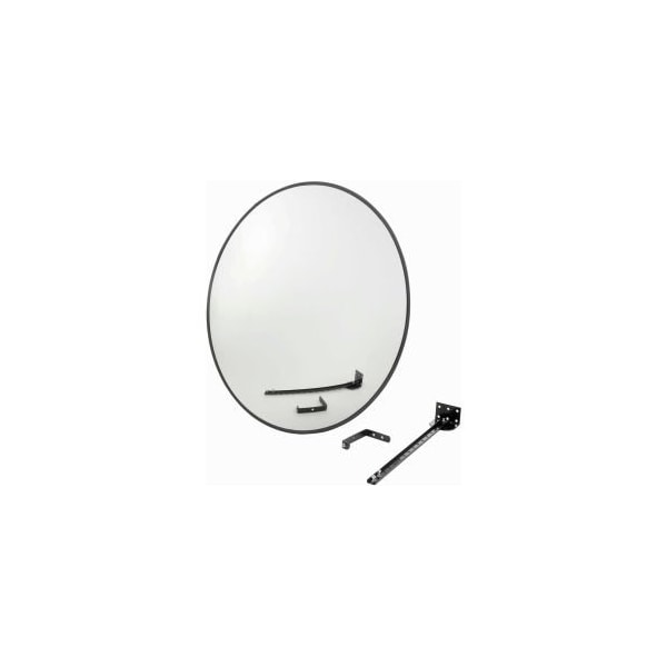 Vision Metalizers Round Acrylic Convex Mirror, Outdoor, 36" Dia., 160 Degree Viewing Angle - PA3600